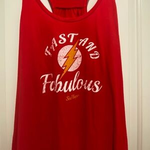Fast and Fabulous Red Tank TopNew no tag